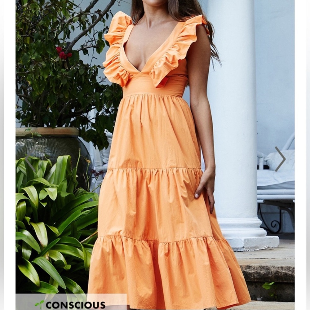 Showpo Orange Dress. New With Tags